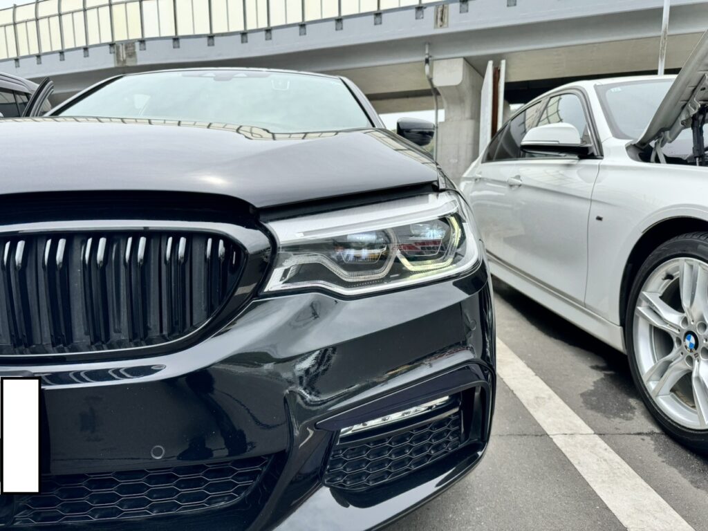 BMW G型 G30 ヘッドライト デイライト点灯不良の状態
